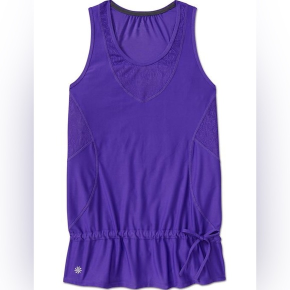 Athleta Purple Wick It Good Activewear Tank Top Size Medium - Picture 1 of 5